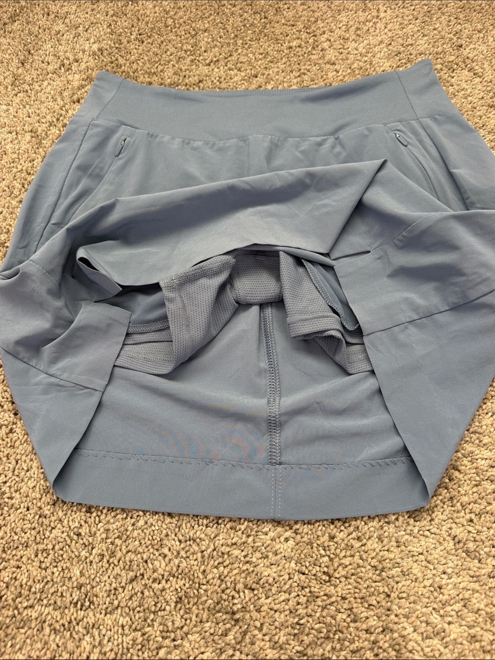 Athleta Lt. blue Soho Skort, Exc Cond., Sz. 4, $18 - Picture 4 of 7
